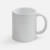 Кружка для сублимационной печати Sagredo, серебристая