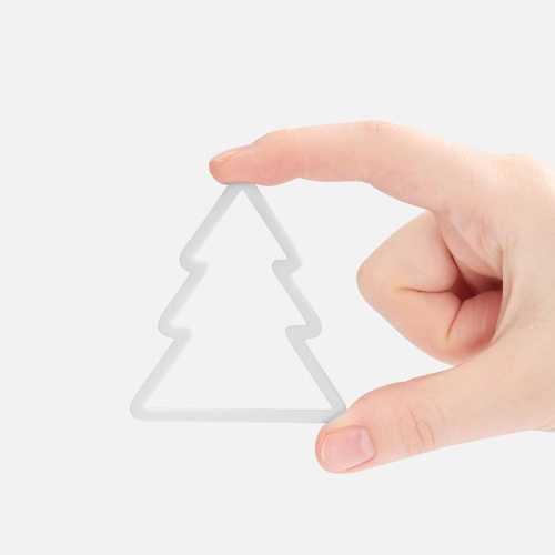 Подвеска «Елочка», 3D-печать, белая фото 2