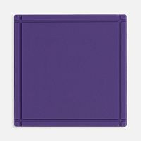 Лейбл из ПВХ Dzeta, L, фиолетовый