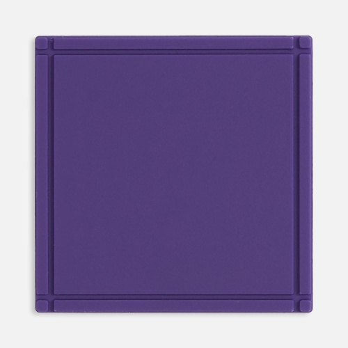 Лейбл из ПВХ Dzeta, L, фиолетовый