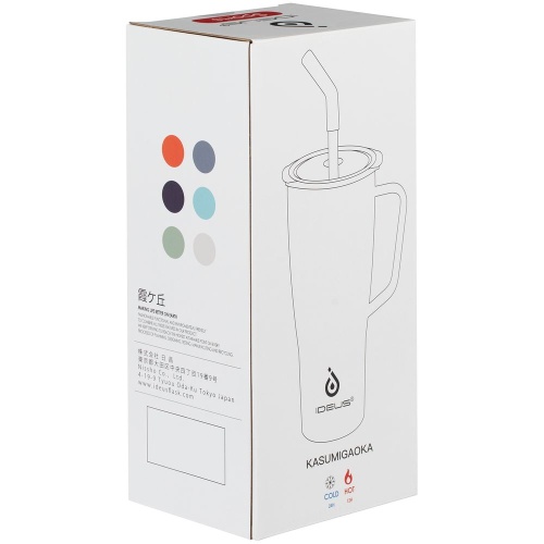 Термостакан Kasumigaoka, бирюзовый фото 6 Термостакан Kasumigaoka, бирюзовый фото 6