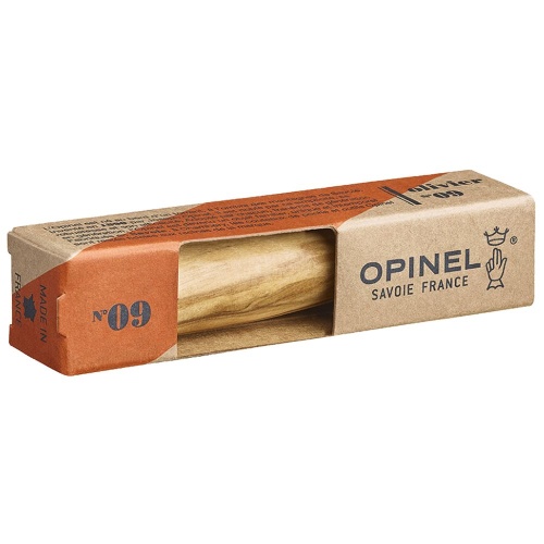 Нож Opinel No 9, оливковое дерево фото 3