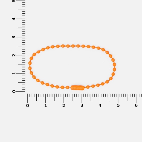 Цепочка для крепления Sharic, оранжевый неон фото 2