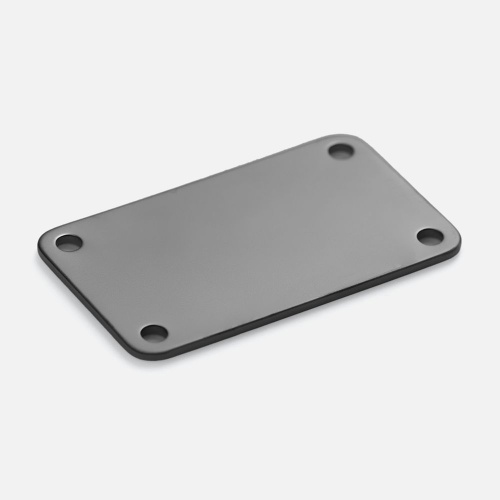 Шильдик металлический Furo, серый металлик фото 2