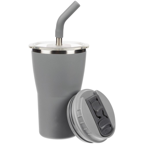 Термостакан Sapporo без логотипа, серый Термостакан Sapporo без логотипа, серый