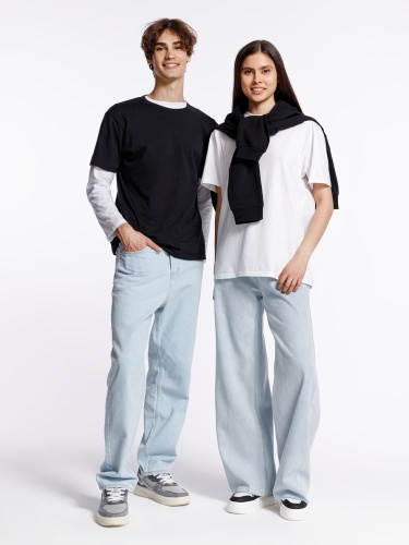 Футболка унисекс Streetwise, черная фото 5