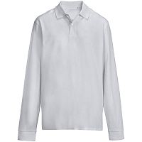 Рубашка поло унисекс с длинным рукавом Pacific LSL, серая