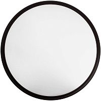 Плакетка Plaque, круглая, венге с серебристой пластиной