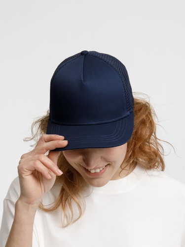 Бейсболка Seguro Air, темно-синяя фото 7 Бейсболка Seguro Air, темно-синяя фото 7