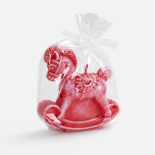 Свеча фигурная «Лошадка-качалка», красная фото 2 Свеча фигурная «Лошадка-качалка», красная фото 2