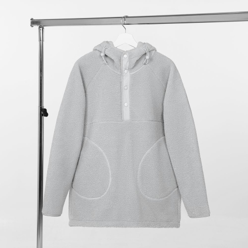 Анорак унисекс Oblako, светло-серый Анорак унисекс Oblako, светло-серый