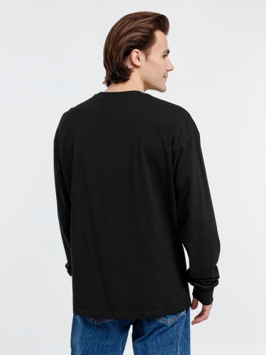 Футболка оверсайз унисекс Сity Sapiens, черная фото 3 Футболка оверсайз унисекс Сity Sapiens, черная фото 3