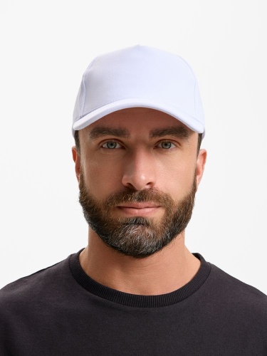 Бейсболка Yonkers, белая фото 4