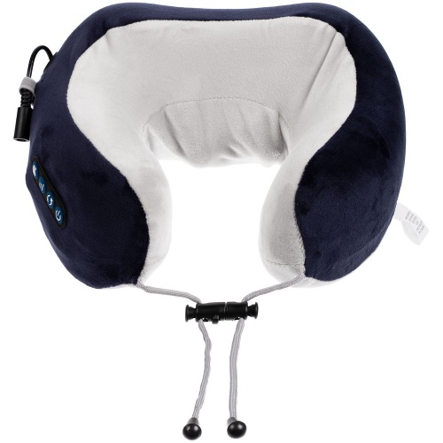 Дорожная подушка-массажер inRelax, синяя фото 3 Дорожная подушка-массажер inRelax, синяя фото 3