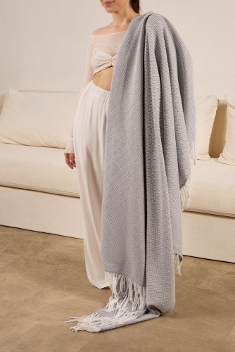 Плед «Капри», серый фото 3 Плед «Капри», серый фото 3