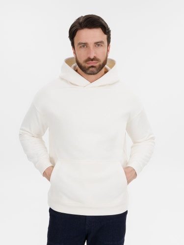 Худи оверсайз унисекс Snuggie, молочно-белое фото 2