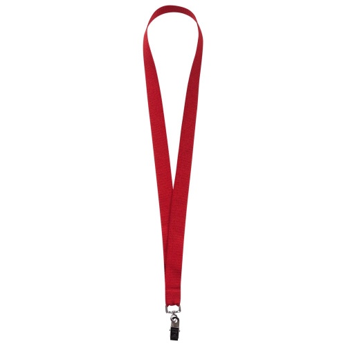 Лента для бейджа Neckband, красная фото 2