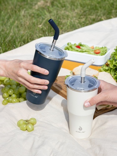 Термостакан Sapporo М, белый (молочный) фото 13