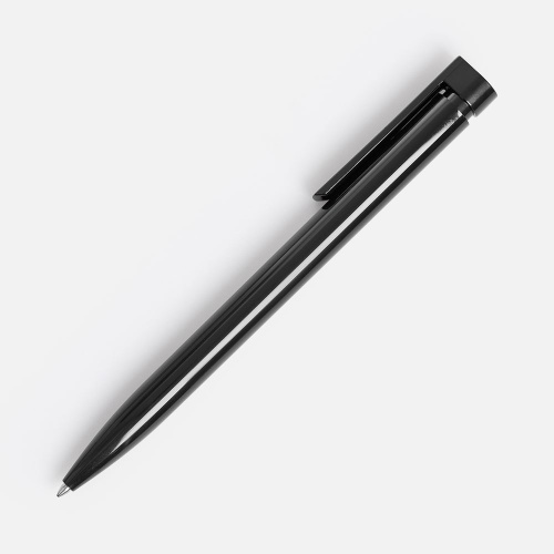 Ручка шариковая Liberty Polished, черная фото 3
