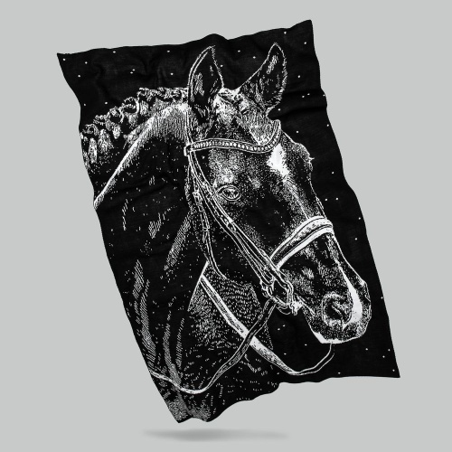 Плед «Вороной» фото 3 Плед «Вороной» фото 3