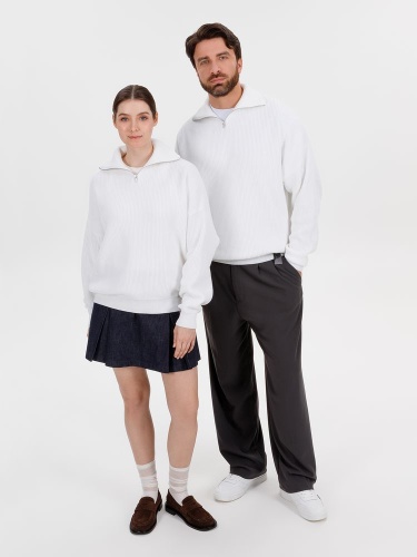 Джемпер Siluetti Birne, молочно-белый фото 5