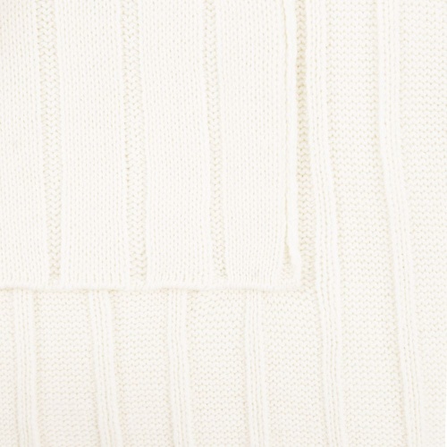 Плед Tressa, белый (молочный) фото 2 Плед Tressa, белый (молочный) фото 2