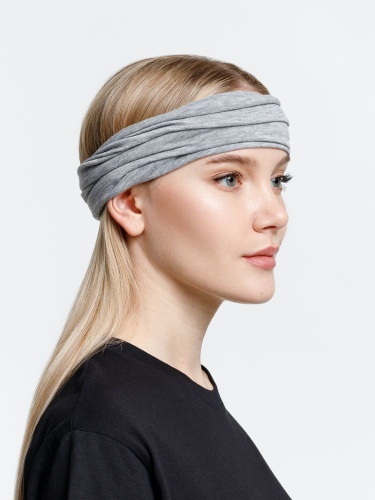 Многофункциональная бандана Dekko, серый меланж фото 4 Многофункциональная бандана Dekko, серый меланж фото 4