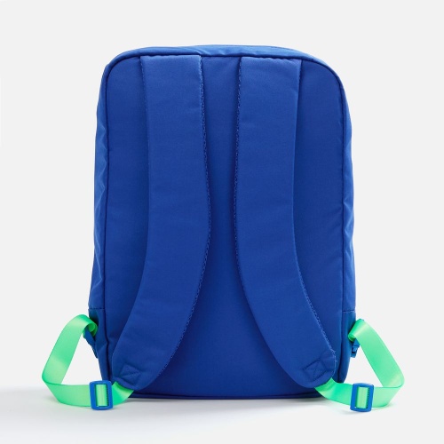 Рюкзак B2, синий с зелеными стропами фото 2 Рюкзак B2, синий с зелеными стропами фото 2