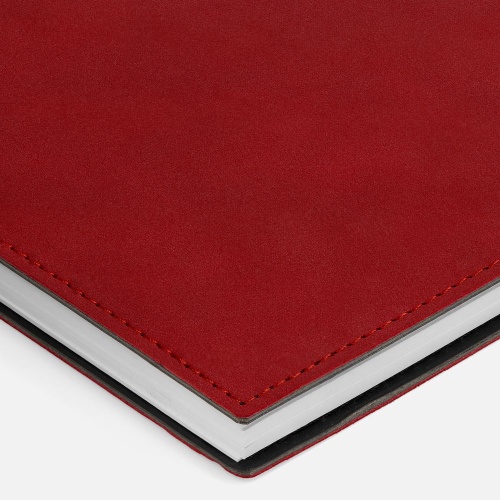 Ежедневник Notera, недатированный, красный фото 3