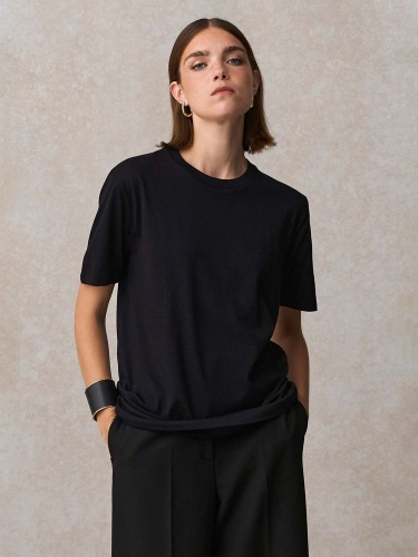 Футболка унисекс Lyam, темно-синяя фото 6 Футболка унисекс Lyam, темно-синяя фото 6