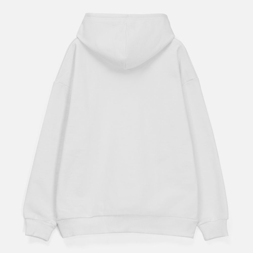 Худи унисекс оверсайз Daylero, белое фото 2