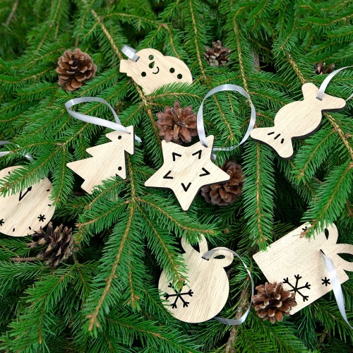 Деревянная подвеска Christmate, подарок фото 3 Деревянная подвеска Christmate, подарок фото 3