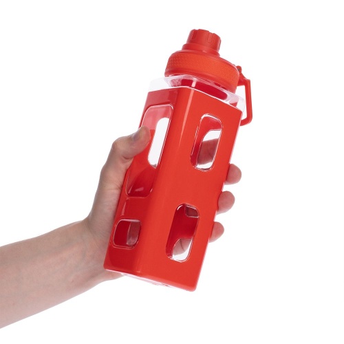 Бутылка для воды Square Fair, красная фото 3 Бутылка для воды Square Fair, красная фото 3