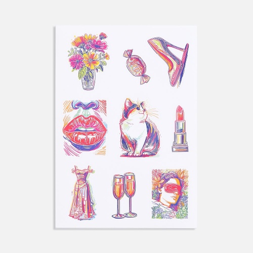 Стикерпак бумажный Thematic, 8 марта фото 2 Стикерпак бумажный Thematic, 8 марта фото 2