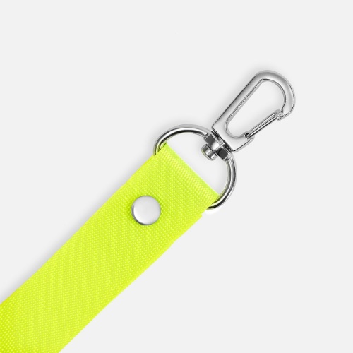 Застежка-карабин Snap hook, M, серебристая (хром) фото 4