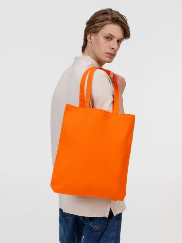 Холщовая сумка Strong 210, оранжевая фото 3 Холщовая сумка Strong 210, оранжевая фото 3