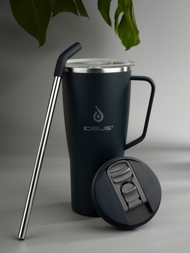 Термостакан Kasumigaoka, темно-синий фото 4 Термостакан Kasumigaoka, темно-синий фото 4