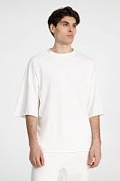 Футболка унисекс оверсайз T1, молочно-белая