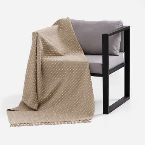 Плед Shimla, бежевый фото 3