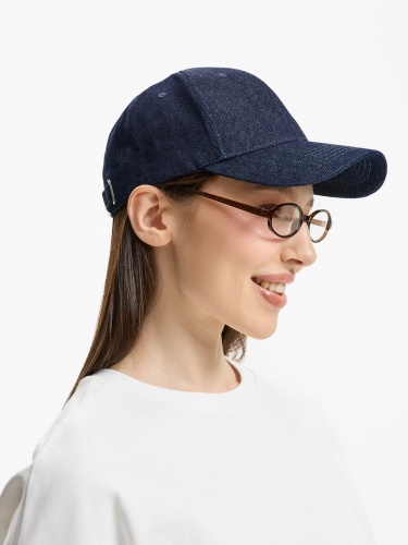 Бейсболка Denimate, темно-синяя фото 4