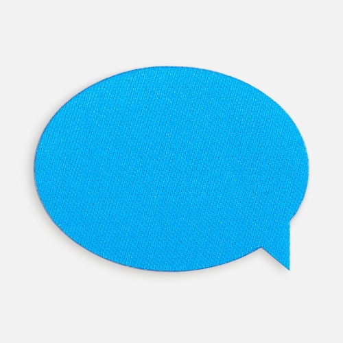 Наклейка тканевая Lunga Bubble, M, голубая фото 2 Наклейка тканевая Lunga Bubble, M, голубая фото 2