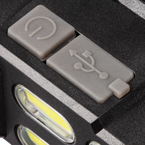 Налобный фонарик аккумуляторный Alnes, черный фото 4 Налобный фонарик аккумуляторный Alnes, черный фото 4