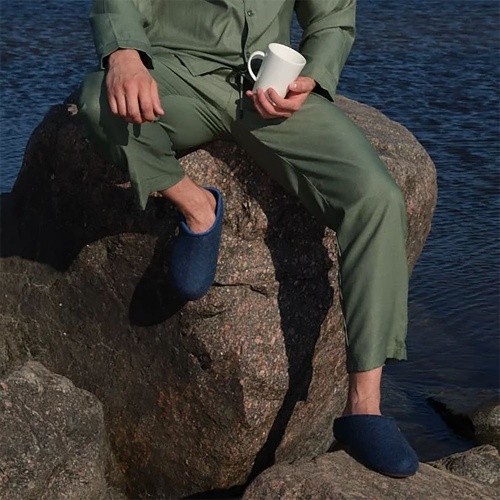 Домашние валенки Step, темно-синие (индиго) фото 4 Домашние валенки Step, темно-синие (индиго) фото 4