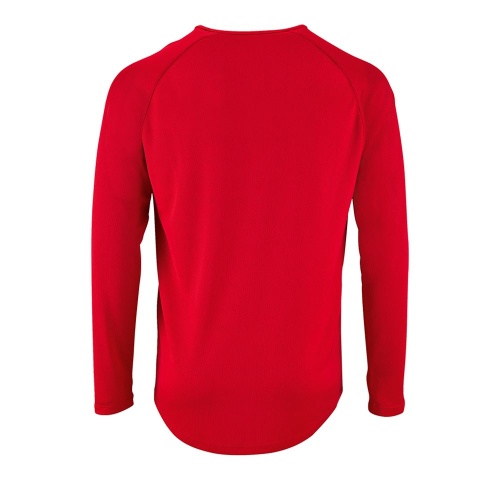 Футболка с длинным рукавом Sporty LSL Men, красная фото 3