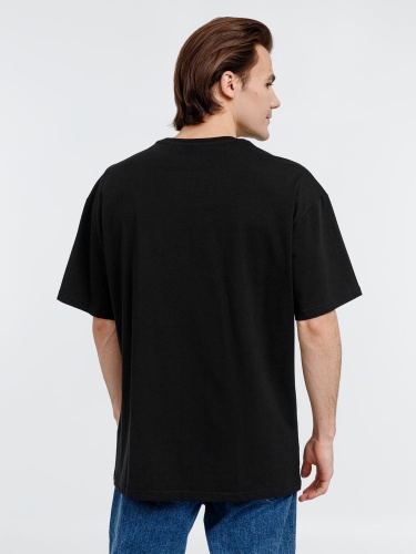 Футболка оверсайз унисекс Big Haul, черная фото 3