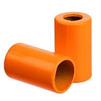 Пара наконечников для шнурка Tizzle, оранжевый неон