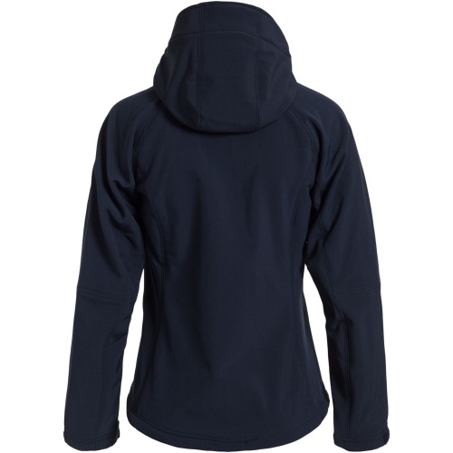 Куртка женская Hooded Softshell темно-синяя фото 4