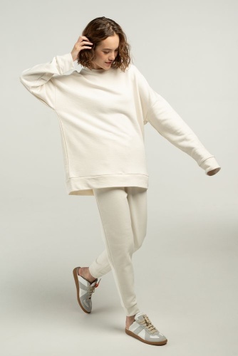 Свитшот унисекс S2, молочно-белый фото 2