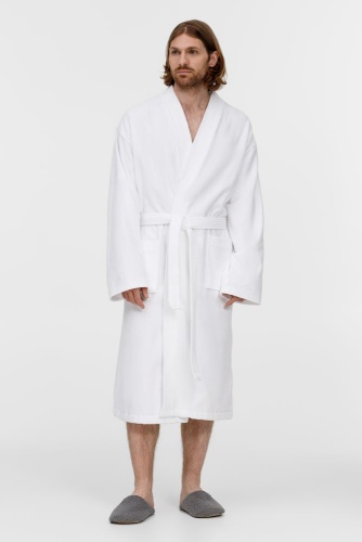 Халат махровый Aeris, белый фото 4 Халат махровый Aeris, белый фото 4