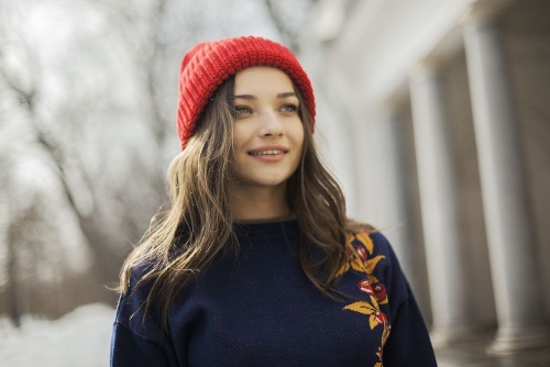 Шапка Nordkyn, глубокий красный фото 5 Шапка Nordkyn, глубокий красный фото 5